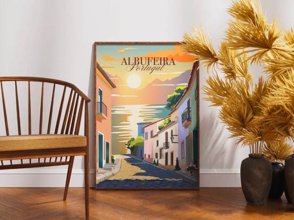 Affiche portugal mockup