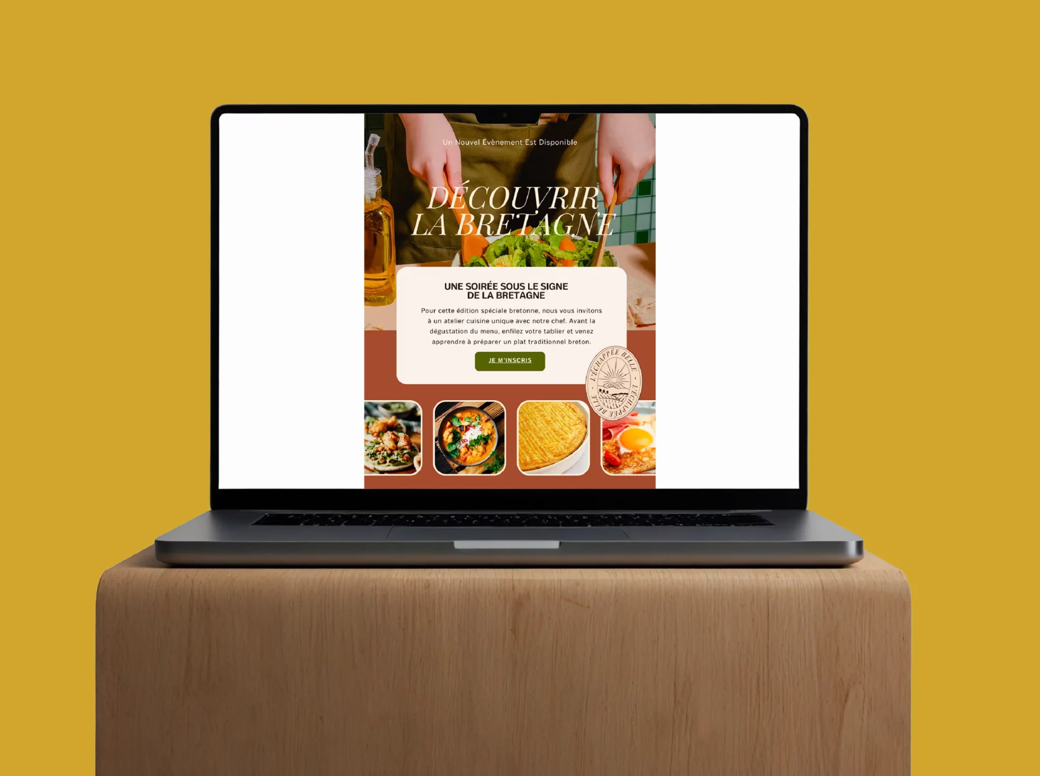 Newsletter mockup