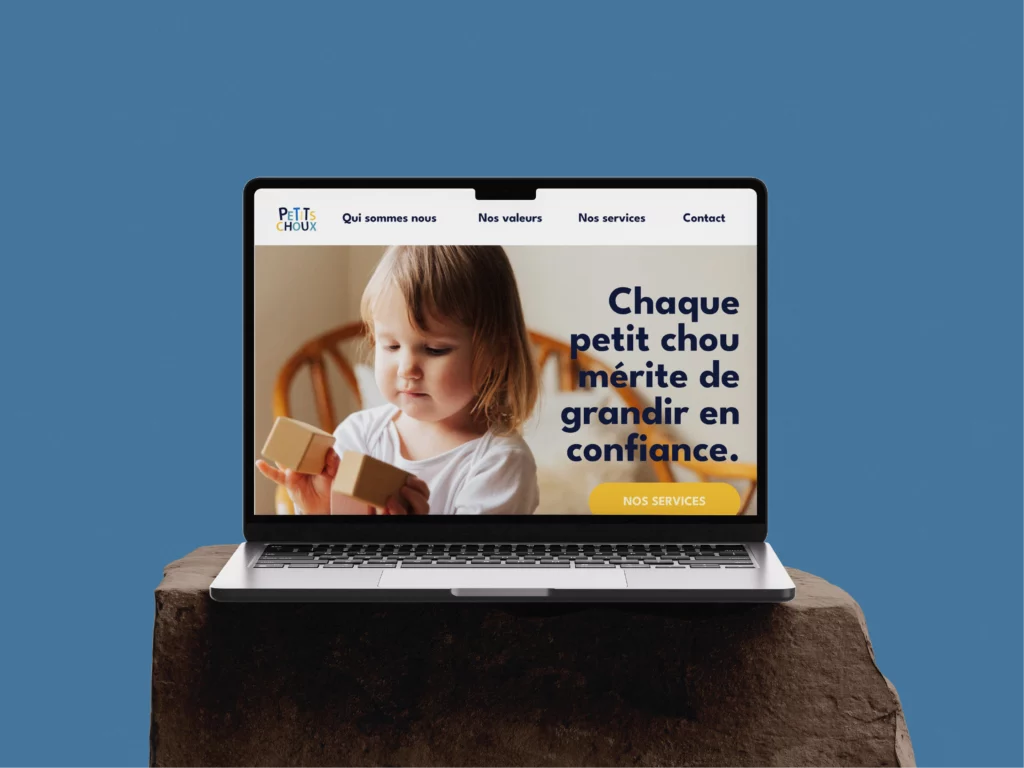 Les petits choux mockup mac